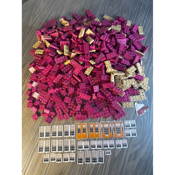 Halsam Other - VTG Halsam American Bricks Wood Building Blocks 6.3lb Lot w/ Rare Window Doors